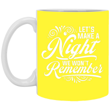 Load image into Gallery viewer, XP8434 11 oz. White Mug Unique design Night We Won&#39;t Remember