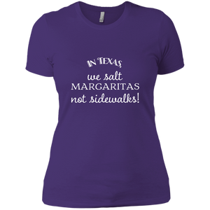 NL3900 Next Level Ladies' Boyfriend T-Shirt Unique design Texas Margaritas