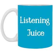 Load image into Gallery viewer, XP8434 11 oz. White Mug Unique design Listening Juice