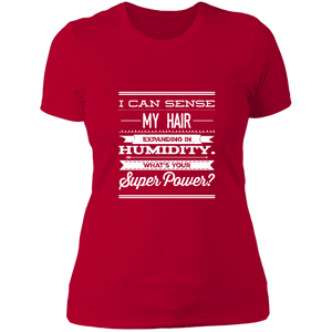 NL3900 Next Level Ladies' Boyfriend T-Shirt Unique Design Humidity