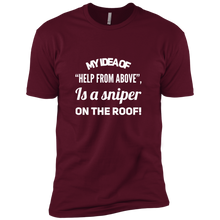 Load image into Gallery viewer, NL3600 Next Level Premium Short Sleeve T-Shirt Unique design Sniper On The Roof