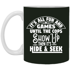 XP8434 11 oz. White Mug Unique design Fun & Games