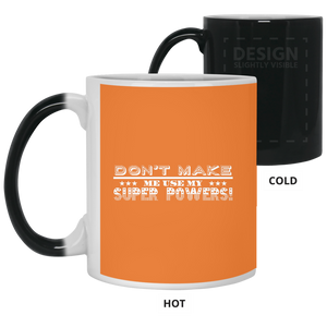 21150 11 oz. Color Changing Mug Unique design Super Powers