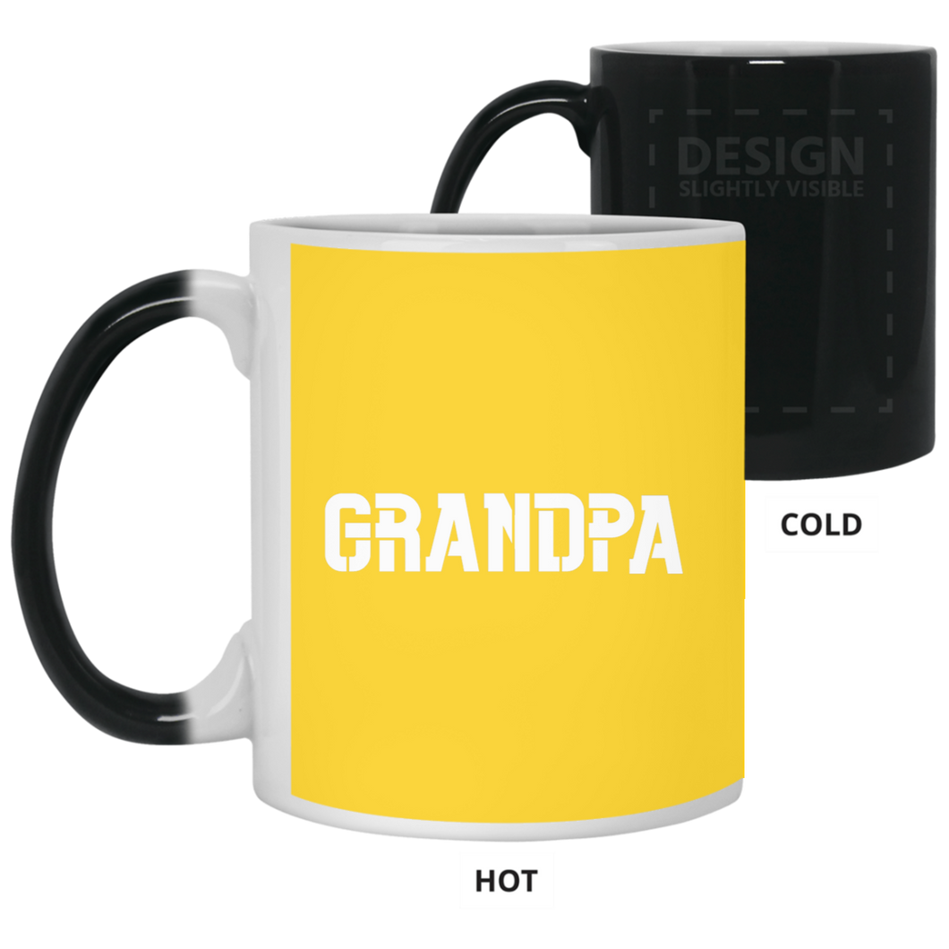 21150 11 oz. Color Changing Mug Unique design Grandpa