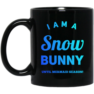 +Unique design Snow Bunny-blue mug