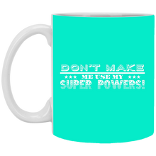 Load image into Gallery viewer, XP8434 11 oz. White Mug Unique design Super Powers