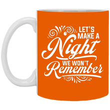 Load image into Gallery viewer, XP8434 11 oz. White Mug Unique design Night We Won&#39;t Remember