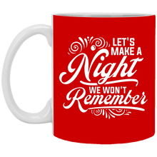 Load image into Gallery viewer, XP8434 11 oz. White Mug Unique design Night We Won&#39;t Remember