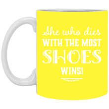 Load image into Gallery viewer, XP8434 11 oz. White Mug Unique design Shoes