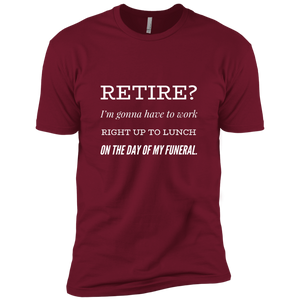 NL3600 Next Level Premium Short Sleeve T-Shirt Unique design Retirement