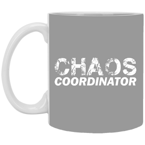 XP8434 11 oz. White Mug Unique design Chaos Coordinator