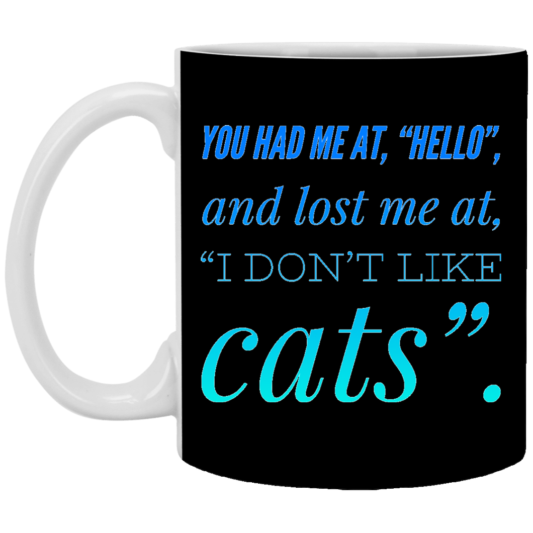 +Unique design Hello Cats-green mug