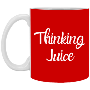 XP8434 11 oz. White Mug Unique design Thinking Juice