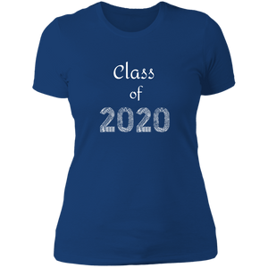 NL3900 Next Level Ladies' Boyfriend T-Shirt Unique design Class of 2020 for Graduating Seniors