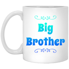 Load image into Gallery viewer, XP8434 11 oz. White Mug Unique design Big Brother