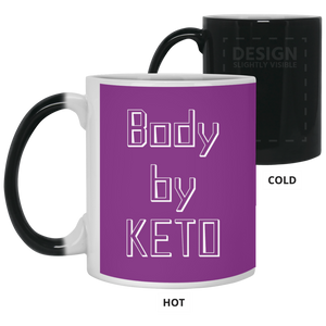 21150 11 oz. Color Changing Mug Unique design Body By Keto