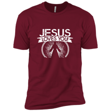 Load image into Gallery viewer, NL3600 Next Level Premium Short Sleeve T-Shirt Unique design Jesus Loves You