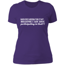 Load image into Gallery viewer, NL3900 Next Level Ladies&#39; Boyfriend T-Shirt Unique Design Hibernation