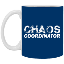 Load image into Gallery viewer, XP8434 11 oz. White Mug Unique design Chaos Coordinator