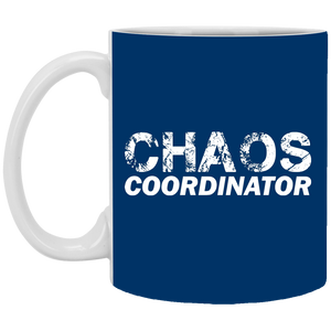 XP8434 11 oz. White Mug Unique design Chaos Coordinator