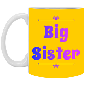 XP8434 11 oz. White Mug Unique design Big Sister