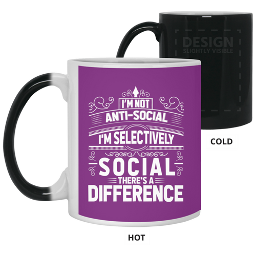 Unique design Selectively Social mug