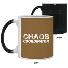 Load image into Gallery viewer, 21150 11 oz. Color Changing Mug Unique design Chaos Coordinator