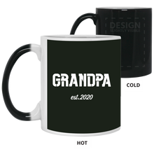 Load image into Gallery viewer, 21150 11 oz. Color Changing Mug Unique design Grandpa est. 2020