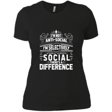 Load image into Gallery viewer, NL3900 Next Level Ladies&#39; Boyfriend T-Shirt Unique design Selectively Social