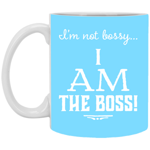 XP8434 11 oz. White Mug Unique design Bossy