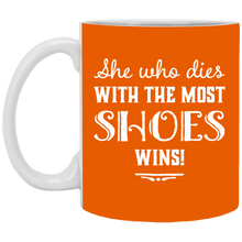 Load image into Gallery viewer, XP8434 11 oz. White Mug Unique design Shoes