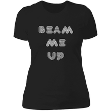 Load image into Gallery viewer, NL3900 Next Level Ladies&#39; Boyfriend T-Shirt Unique Design Beam Me Up