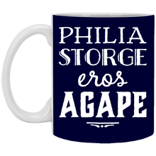 Load image into Gallery viewer, XP8434 11 oz. White Mug Unique design Agape