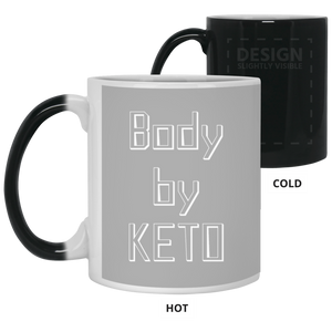 21150 11 oz. Color Changing Mug Unique design Body By Keto