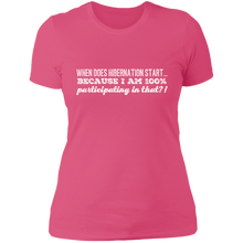 Load image into Gallery viewer, NL3900 Next Level Ladies&#39; Boyfriend T-Shirt Unique Design Hibernation