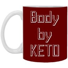 Load image into Gallery viewer, Unique design Body By Keto mug