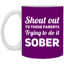 Load image into Gallery viewer, XP8434 11 oz. White Mug Unique design Sober