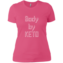 Load image into Gallery viewer, NL3900 Next Level Ladies&#39; Boyfriend T-Shirt Unique design Body By Keto