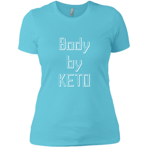 NL3900 Next Level Ladies' Boyfriend T-Shirt Unique design Body By Keto