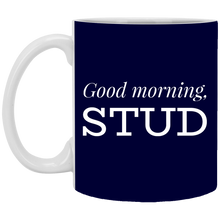 Load image into Gallery viewer, Unique design Good Morning Stud mug