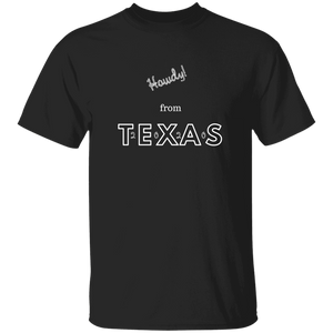 G500B Youth 5.3 oz 100% Cotton T-Shirt Unique design Howdy From Texas 2020