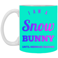 Load image into Gallery viewer, XP8434 11 oz. White Mug Unique design Snow Bunny-pink