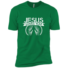 Load image into Gallery viewer, NL3600 Next Level Premium Short Sleeve T-Shirt Unique design Jesus Loves You