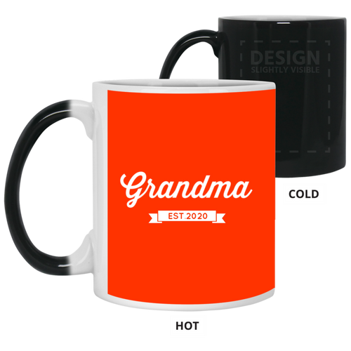 +Unique design Grandma est 2020 color-change mug