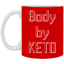 Load image into Gallery viewer, XP8434 11 oz. White Mug Unique design Body By Keto