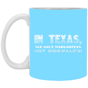 XP8434 11 oz. White Mug Unique design Texas Margaritas-stars