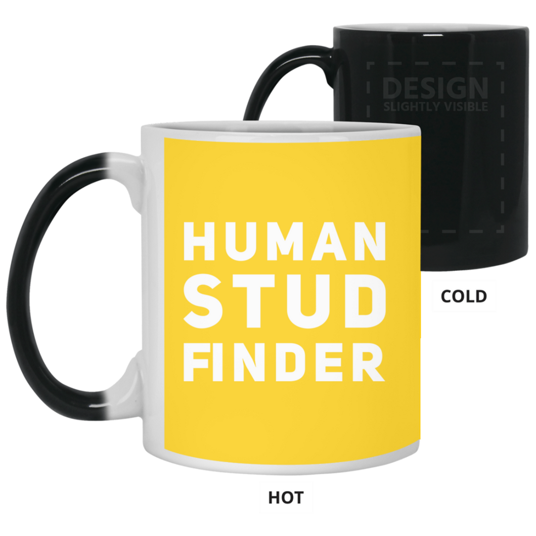 21150 11 oz. Color Changing Mug Unique design Human Stud Finder