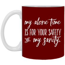 Load image into Gallery viewer, XP8434 11 oz. White Mug Unique Design Sanity