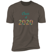 Load image into Gallery viewer, NL3600 Next Level Premium Short Sleeve T-Shirt Unique design Class of 2020-color for Graduating Seniors