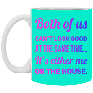 XP8434 11 oz. White Mug Unique design Both Of Us